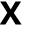X