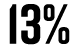 13%